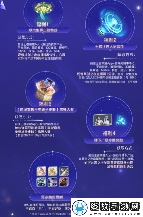 王者荣耀2024共创之夜福利有哪些