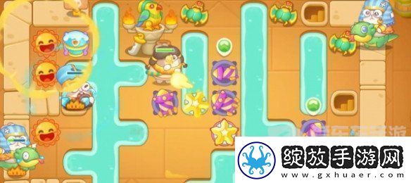 保卫萝卜4法老归来第96关怎么过