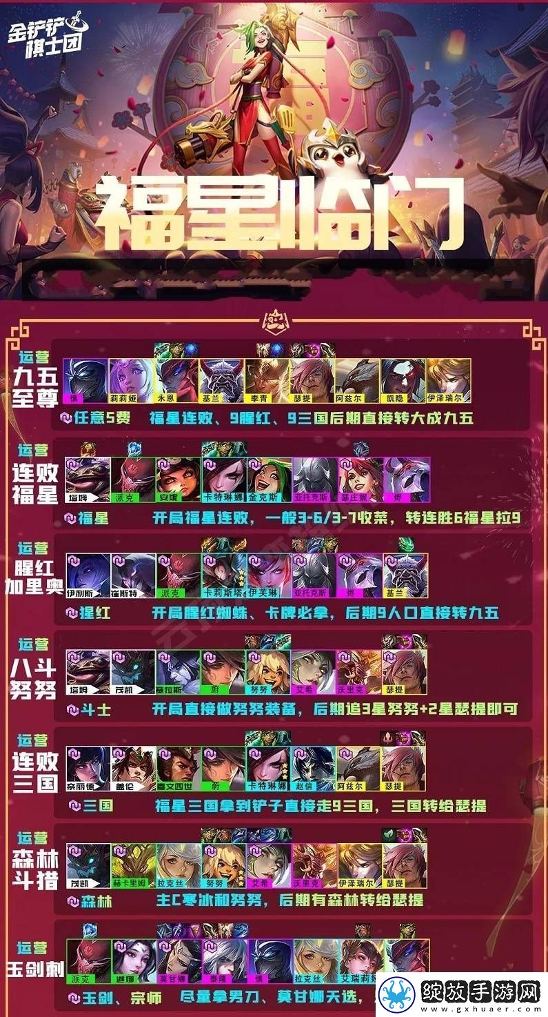 金铲铲之战福星阵容玩法攻略