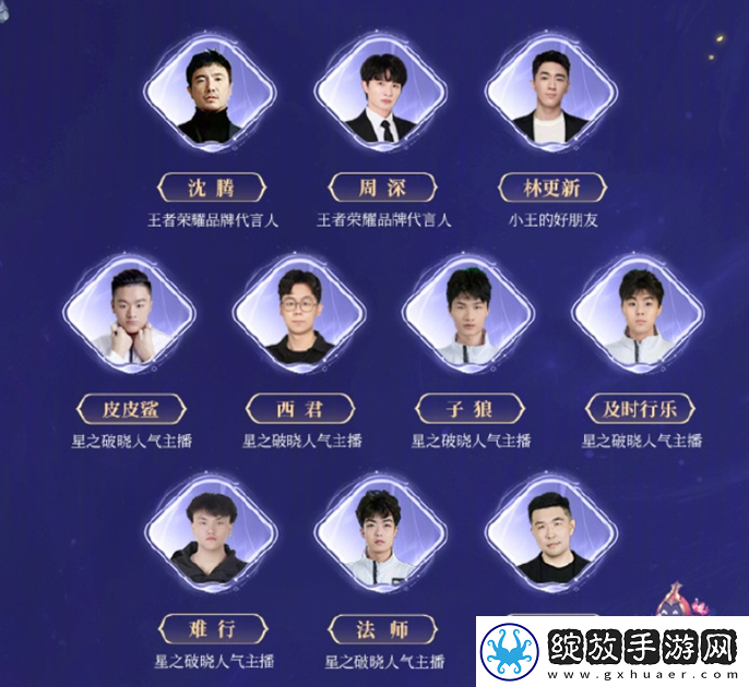 王者荣耀2024共创之夜阵容有谁