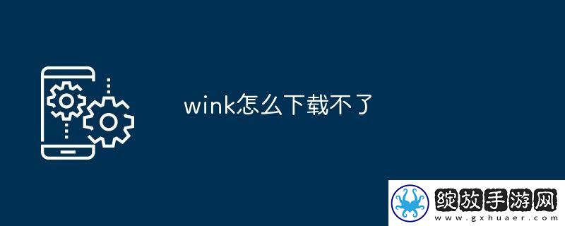 wink怎么下载不了