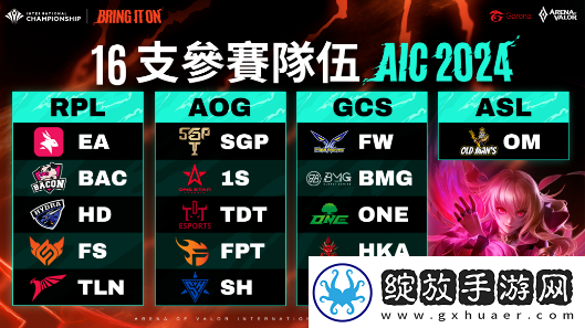 Garena传说对决AIC2024传说对决国际锦标赛11月30日打响