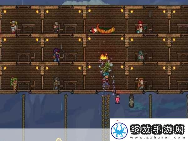 泰拉瑞亚地狱晶塔入住哪个NPC探索神秘的地狱居所