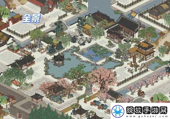 江南百景图建筑布局全景展示