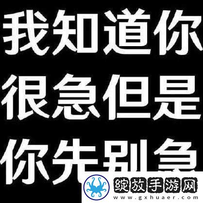 你急什么妈妈又不是不让你