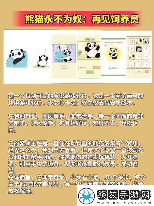 熊猫永不为奴全关卡攻略大全