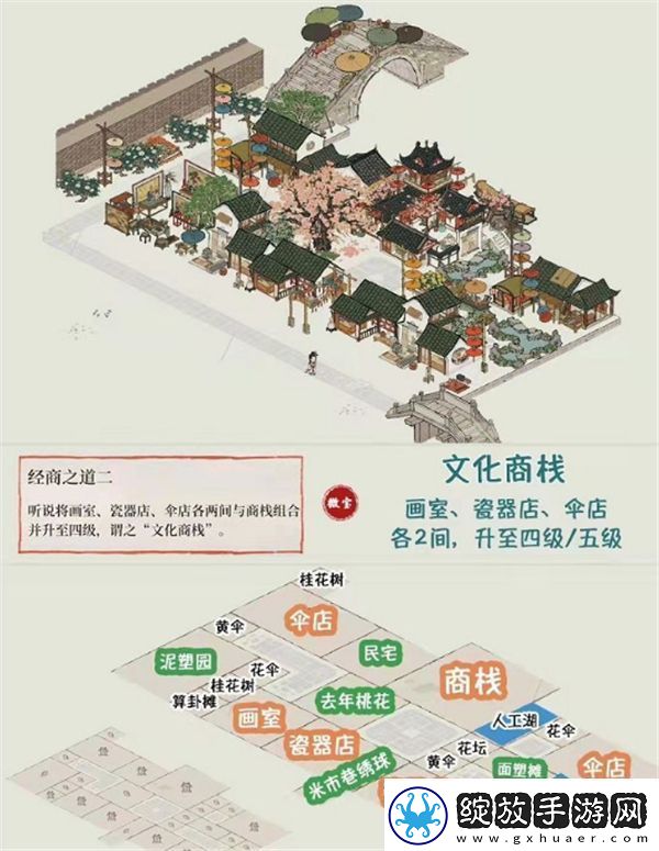 江南百景图文化商栈怎么建
