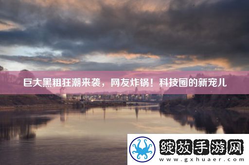 巨大黑粗狂潮来袭