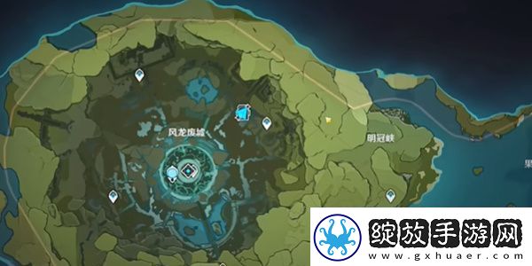 探寻原神爱心岛位置坐标