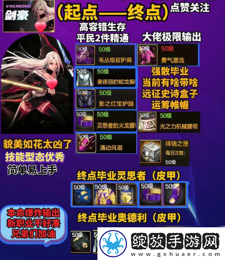 dnf手游剑豪毕业套装