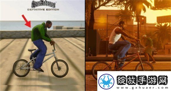 侠盗猎车手三部曲终极版更新后光照对比视频