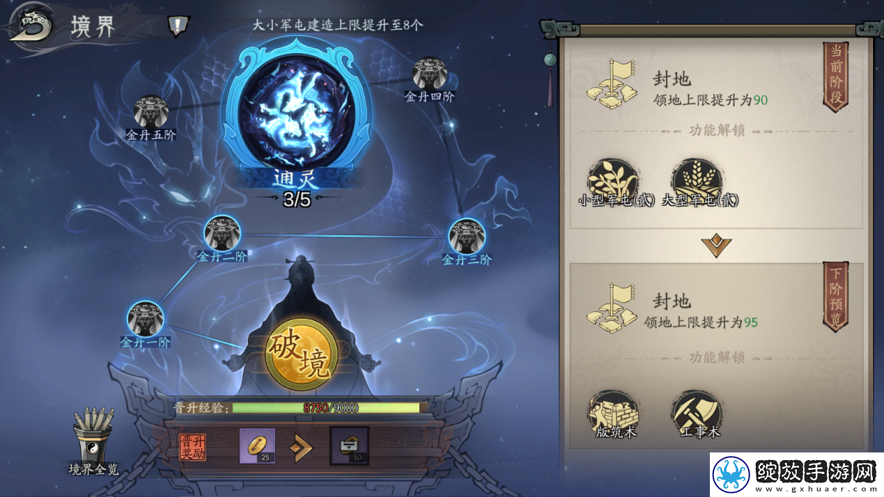 朝歌境界系统介绍
