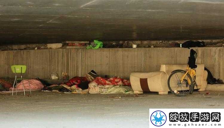 流浪汉把我拉进桥底