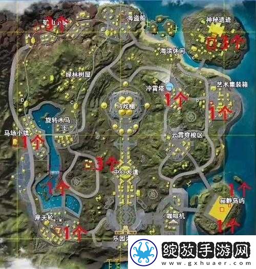 荒野行动中荒野乐园雕像究竟藏身于何处才能被玩家发现