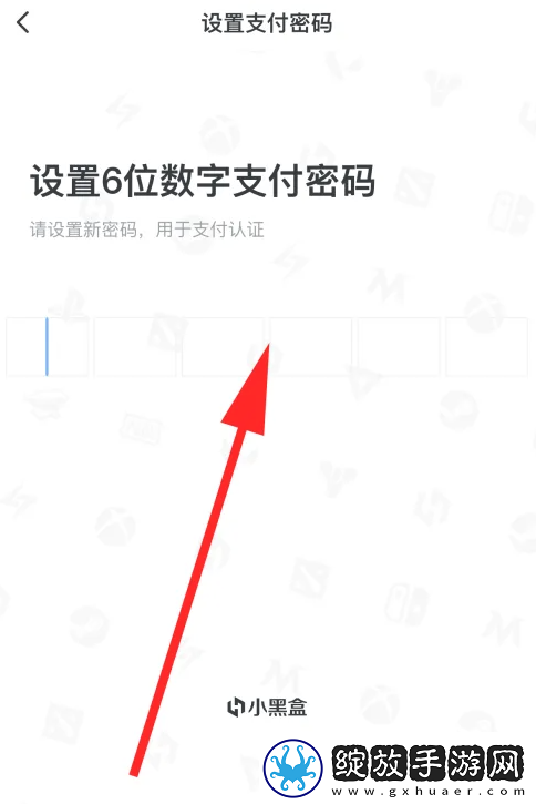 小黑盒怎么设置支付密码