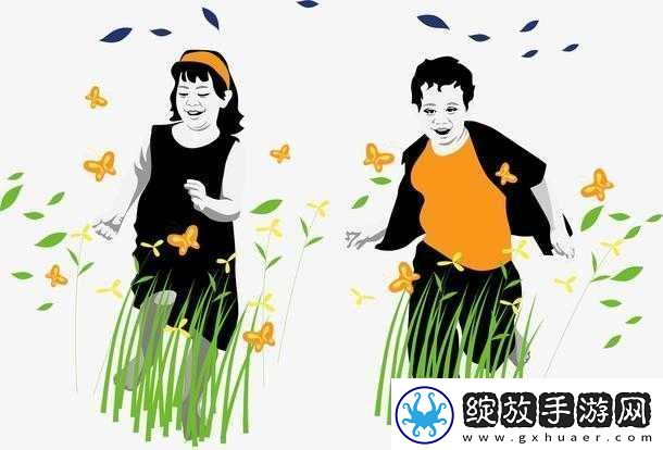 情侣插秧姿势参考绘画及示范