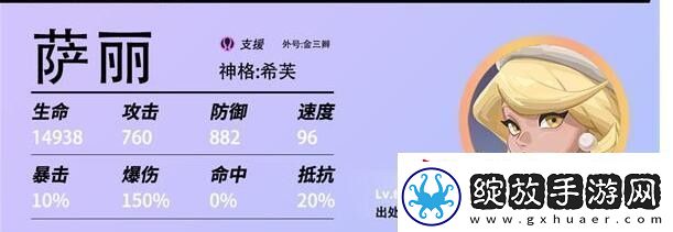 众神派对希芙萨丽角色介绍