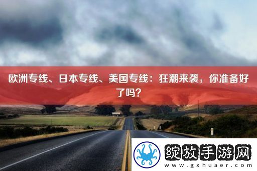 欧洲专线、日本专线、美国专线