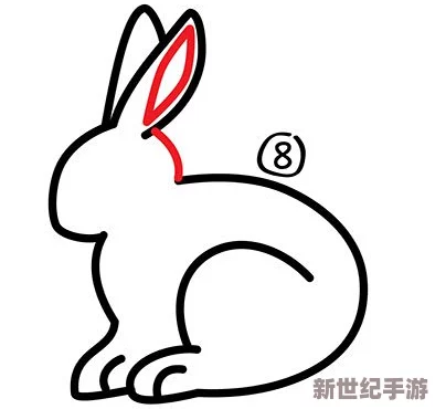 小兔子趴在陆沉的腿上怎么画
