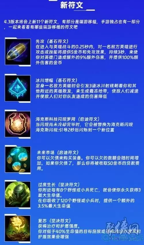 lol符文最全介绍