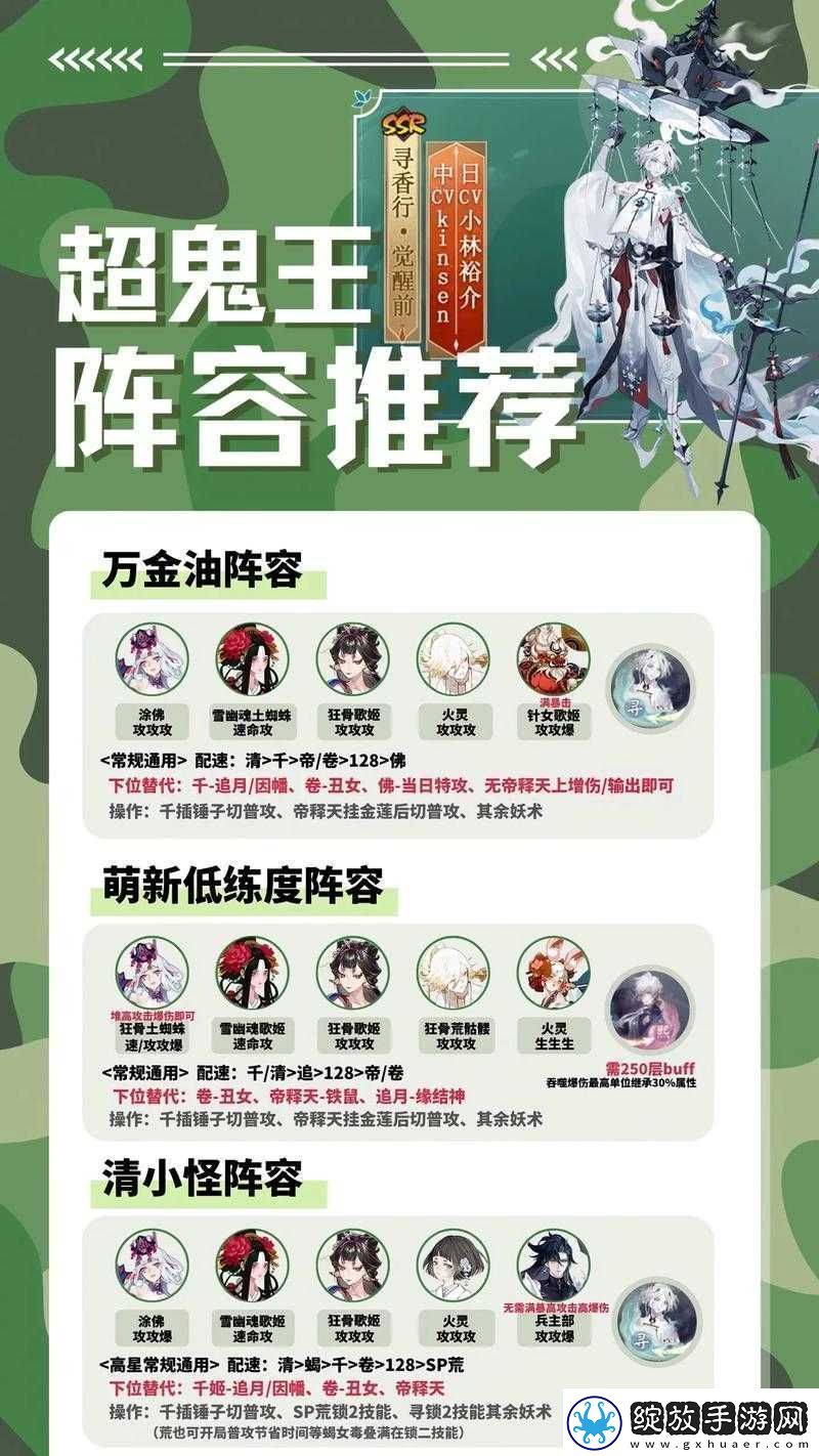 阴阳师五一漫展鬼王攻略