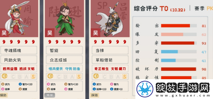 三国志战略版周瑜怎么搭配阵容