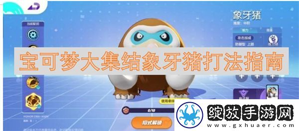 宝可梦大集结象牙猪打法指南