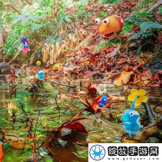 任天堂发布皮克敏系列秋季主题插画！构图生动