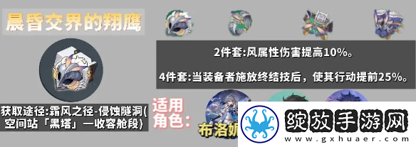 崩坏星穹铁道角色遗器佩戴方案