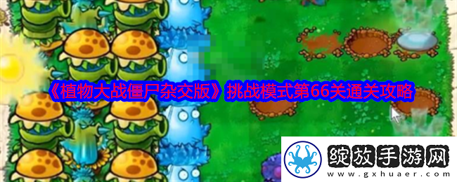 植物大战僵尸杂交版挑战模式第66关怎么过关通关攻略