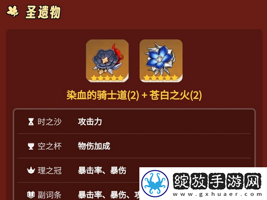 原神辛炎武器圣遗物推荐