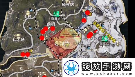 和平精英地铁逃生冰河禁区神秘打野点在哪