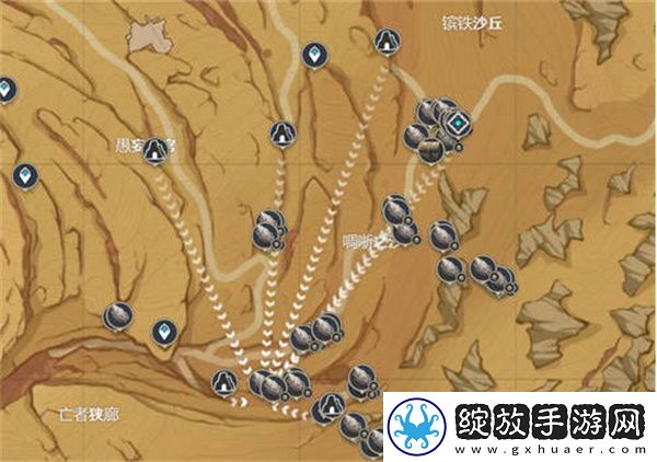 原神沙脂蛹最快收集路线