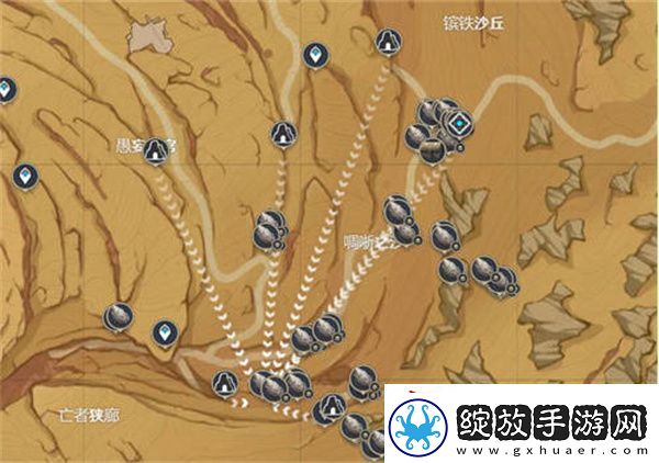 原神沙脂蛹最快收集路线