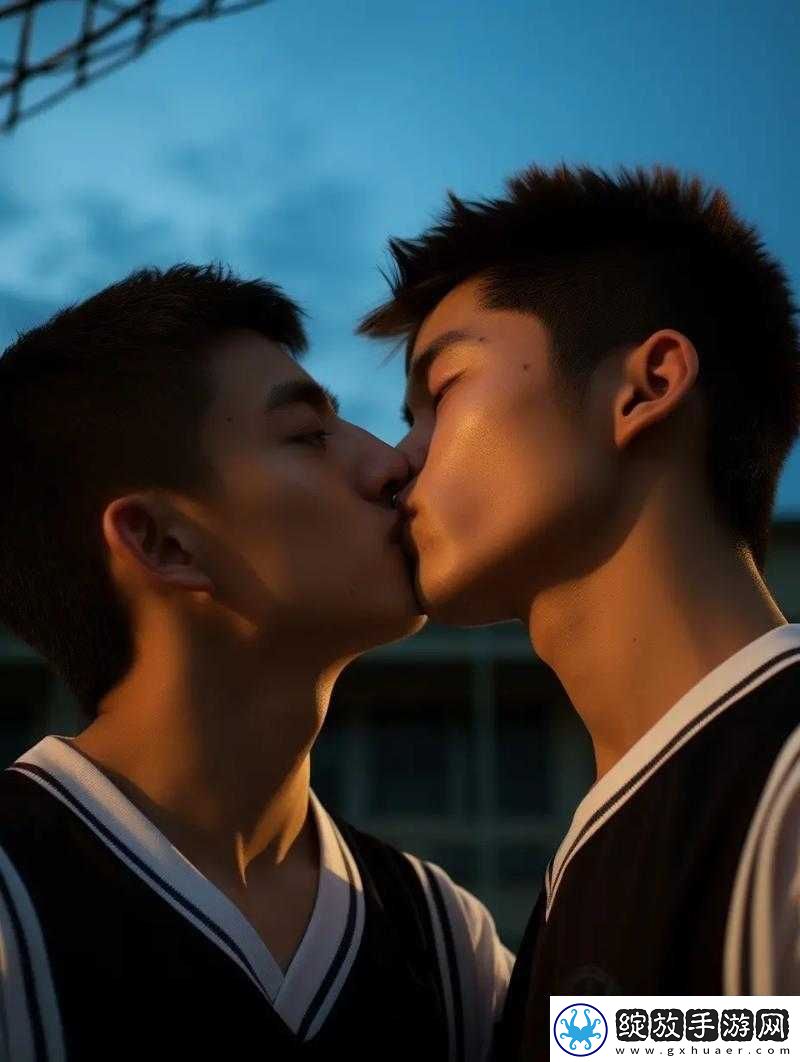 两个男生互相亲吻原声音没有音乐