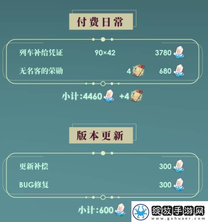 崩坏星穹铁道2.5可获取星琼数量统计