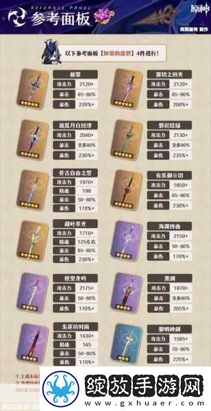 原神新武器类型大揭秘