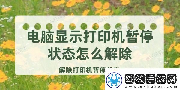 电脑显示打印机暂停状态怎么解除解除打印机暂停状态
