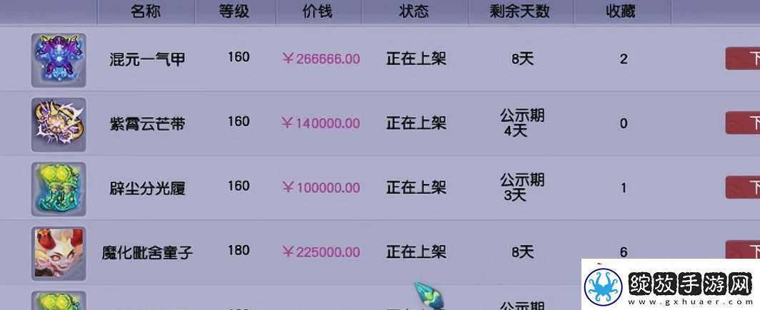 梦幻西游藏宝阁角色手续费计算规则
