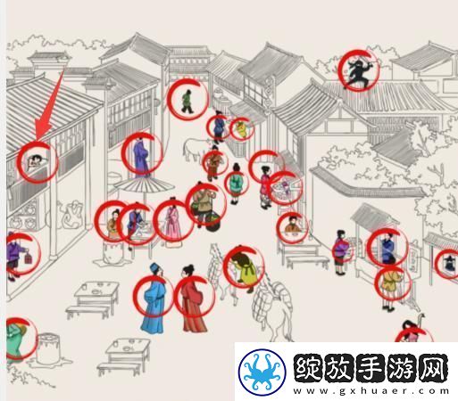 就我眼神好古城市集找出25个人通关攻略