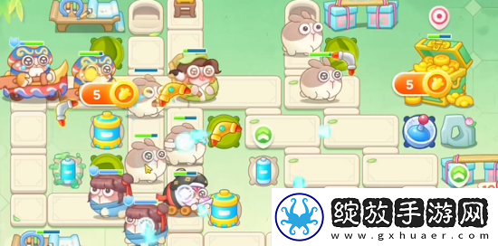 保卫萝卜4梁波波与祝秋秋第二关怎么过
