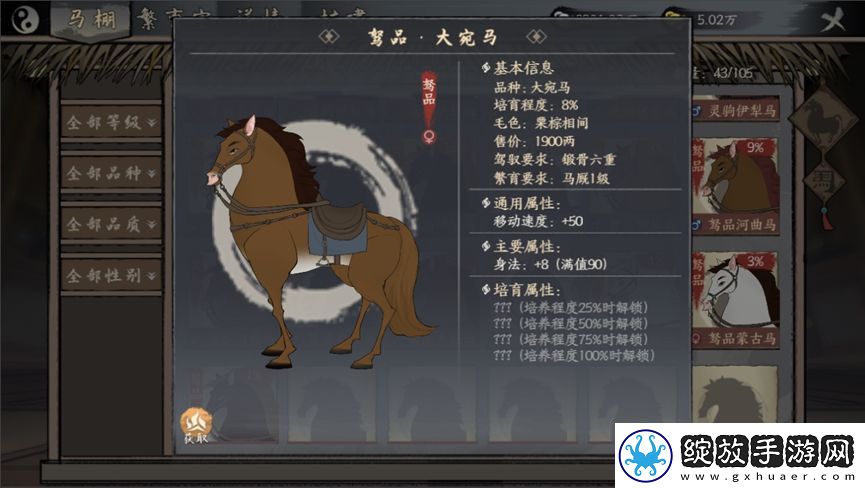 千古江湖梦养马攻略心得分享