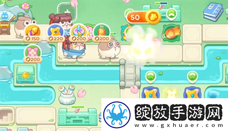 保卫萝卜4梁波波与祝秋秋第12关过关攻略
