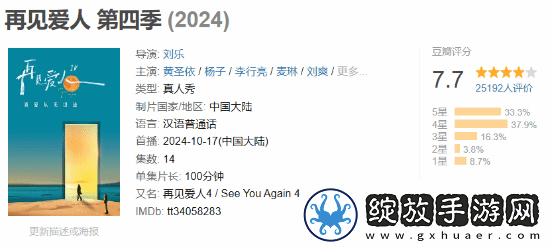 再见爱人第四季豆瓣7.7分