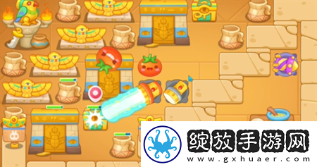 保卫萝卜4法老归来第112关过关攻略