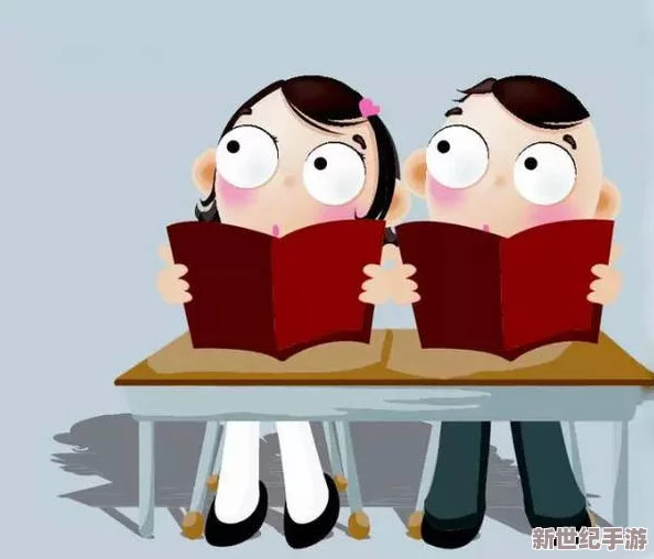 在教室里与同桌一起度过的快乐时光