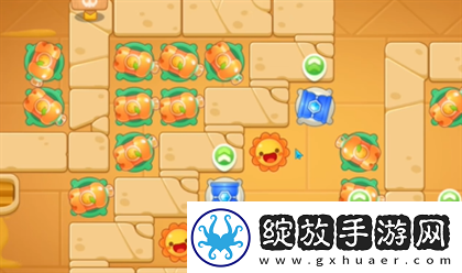 保卫萝卜4法老归来第119关过关攻略