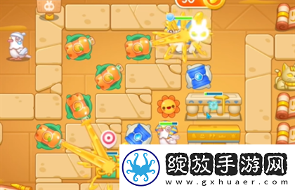 保卫萝卜4法老归来第119关过关攻略
