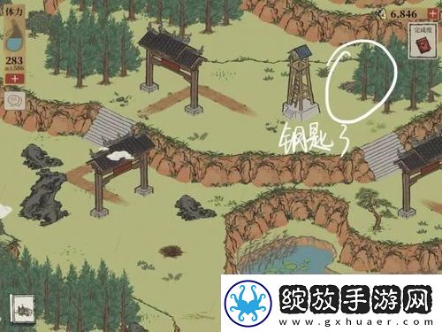 江南百景图小青蛇纸条位置