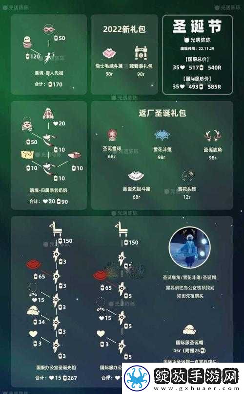 光遇2022年圣诞节活动具体时间安排及开启日期揭晓